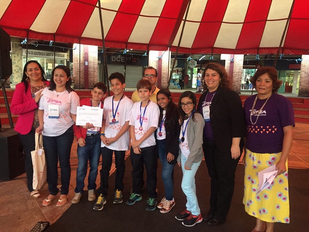 Escola Estadual Alcides Mendes da Silva, do município de Porteirinha, também se destacou no evento. Foto: Maria Suserlei Santos 